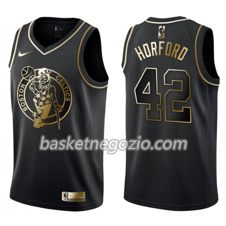 Canotte Uomo Boston Celtics Al Horford 42 Nike Nero Golden Edition Swingman